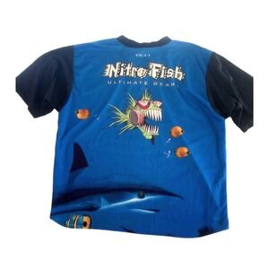 Vintage Y2K Nitro Fish Ultimate Gear Vicci NHRA Drag Racing Pit Shirt 2XL